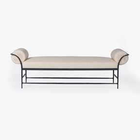 Vale Hammered Bench by Co.House Designs at Eve Furniture