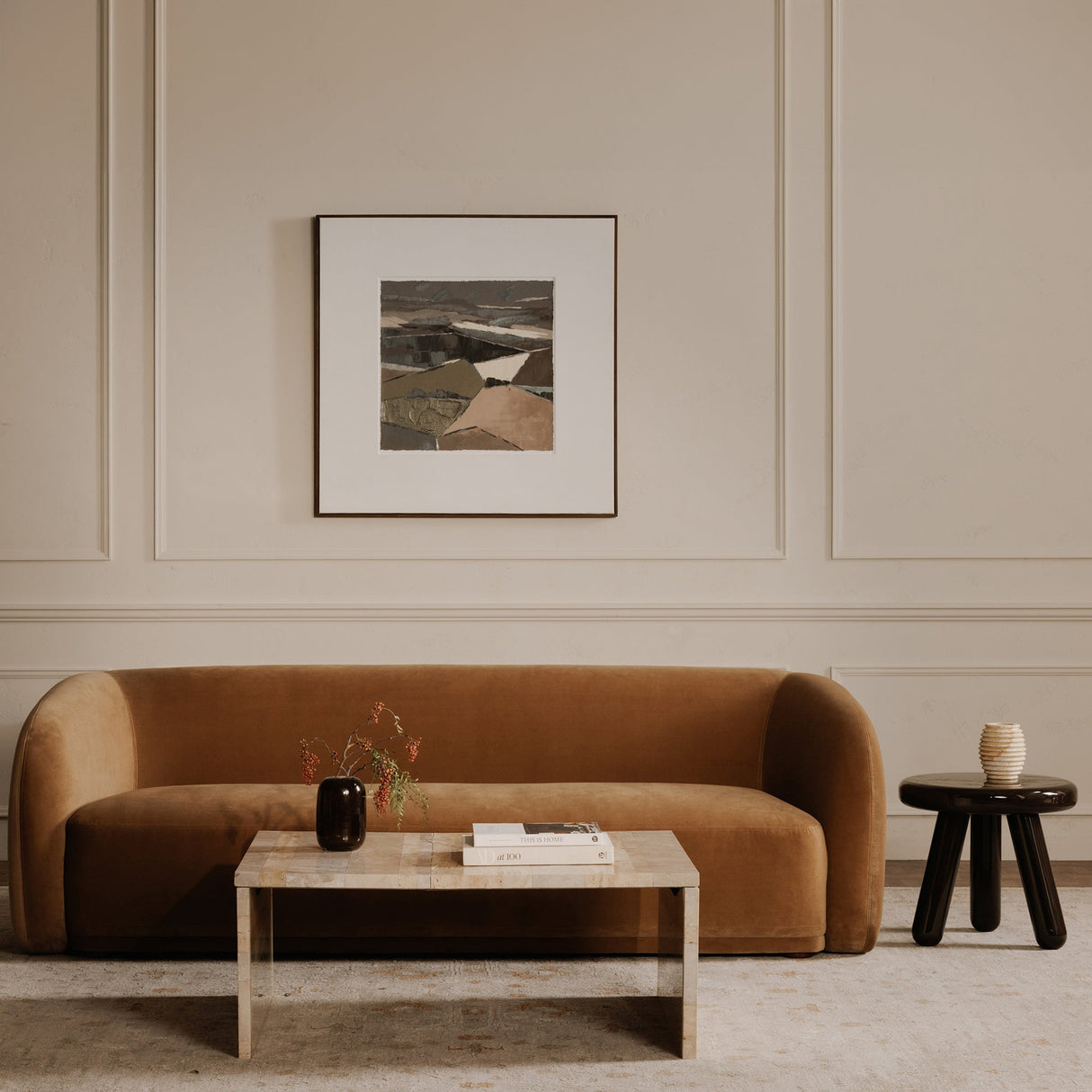 Vale Multicolor Framed Painting by Moe's Home at Eve Furniture