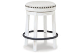 Valebeck Bistro and Bar Table Set In Brown and White by Ashley at Eve Furniture