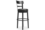 Valebeck Black Bar Height Barstool by Ashley at Eve Furniture