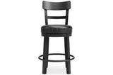 Valebeck Black Counter Height Barstool by Ashley at Eve Furniture