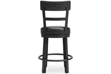 Valebeck Black Counter Height Barstool by Ashley at Eve Furniture