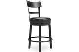Valebeck Black Counter Height Barstool by Ashley at Eve Furniture