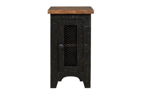 Valebeck Black/Brown Chairside End Table by Ashley at Eve Furniture