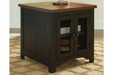 Valebeck Black/Brown Coffee Table and 2 End Tables by Ashley at Eve Furniture