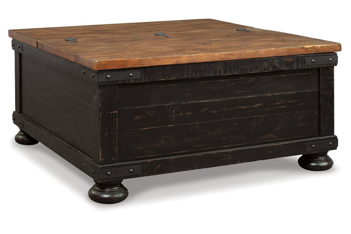 Valebeck Black/Brown Coffee Table and 2 End Tables by Ashley at Eve Furniture