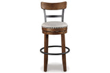 Valebeck Brown Bar Height Barstool by Ashley at Eve Furniture