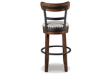 Valebeck Brown Bar Height Barstool by Ashley at Eve Furniture