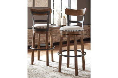 Valebeck Brown Bar Height Barstool by Ashley at Eve Furniture