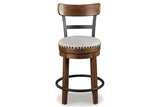 Valebeck Brown Counter Height Barstool by Ashley at Eve Furniture