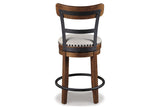 Valebeck Brown Counter Height Barstool by Ashley at Eve Furniture