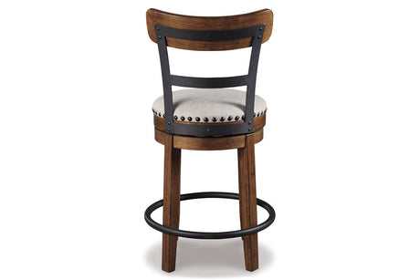 Valebeck Brown Counter Height Barstool by Ashley at Eve Furniture