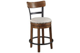 Valebeck Brown Counter Height Barstool by Ashley at Eve Furniture