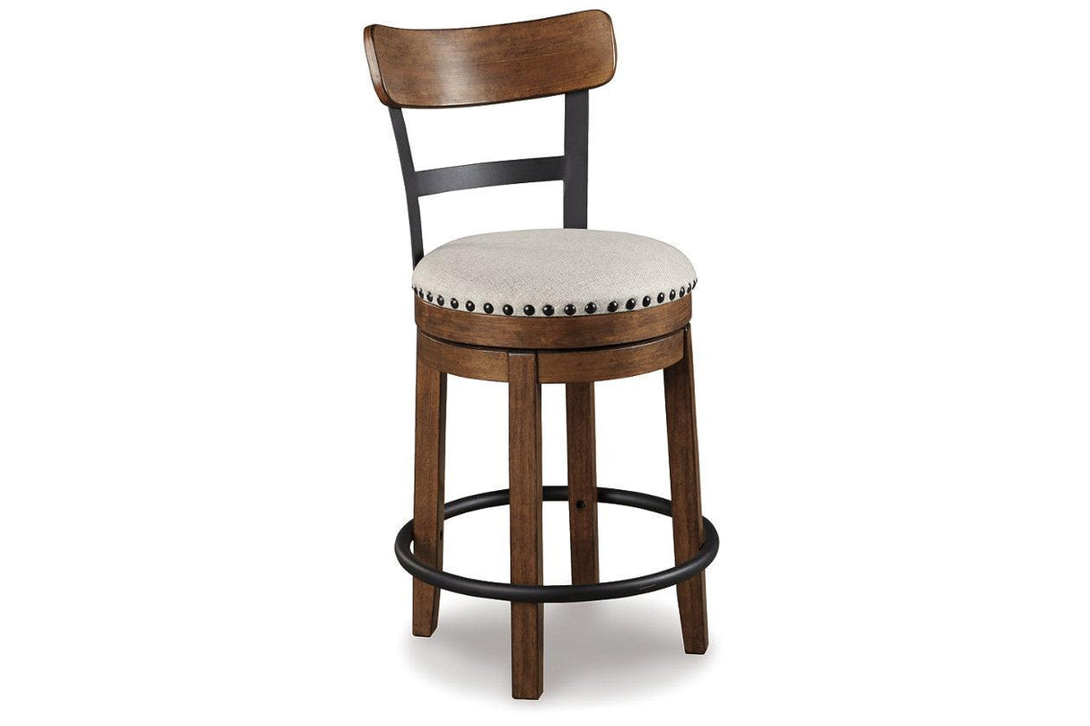 Valebeck Brown Counter Height Dining Table and 4 Barstools by Ashley at Eve Furniture