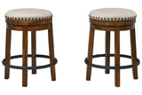 Valebeck Brown/Black Counter Height Stool by Ashley at Eve Furniture