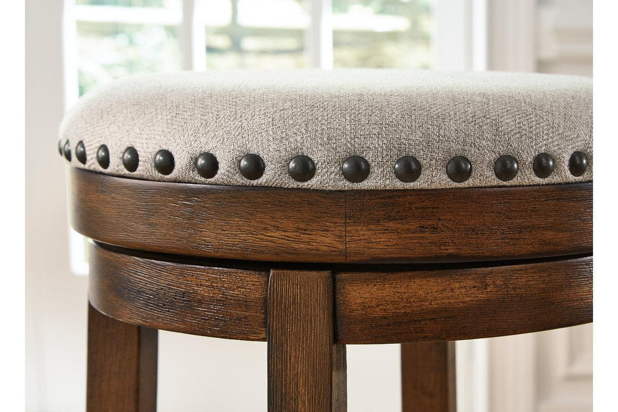 Valebeck Brown/Black Counter Height Stool by Ashley at Eve Furniture