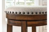 Valebeck Brown/Black Counter Height Stool by Ashley at Eve Furniture