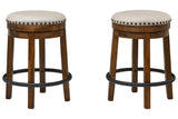 Valebeck Brown/Black Counter Height Stool by Ashley at Eve Furniture