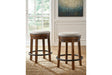 Valebeck Brown/Black Counter Height Stool by Ashley at Eve Furniture