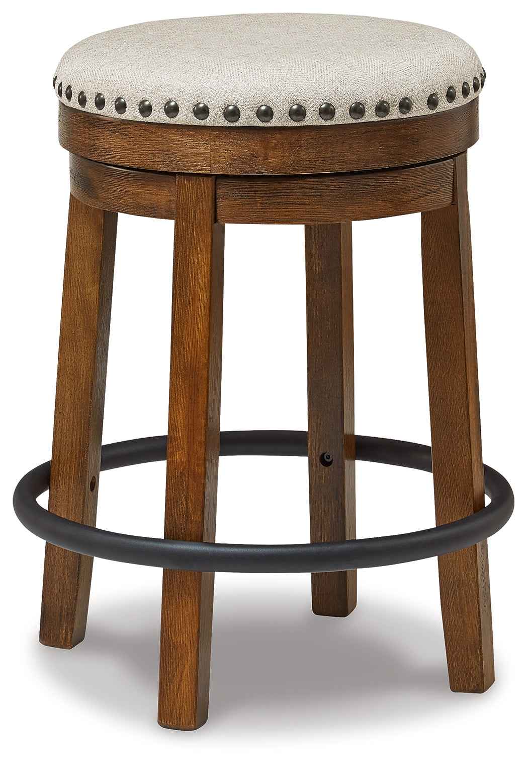 Valebeck Brown/White Counter Height Barstool, Set of 2 by Ashley at Eve Furniture