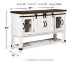 Valebeck Counter Height Dining Table and 4 Barstools with Storage in Multi by Ashley at Eve Furniture