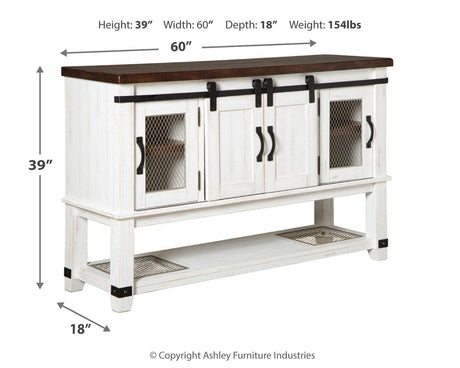 Valebeck Counter Height Dining Table and 4 Barstools with Storage in Multi by Ashley at Eve Furniture