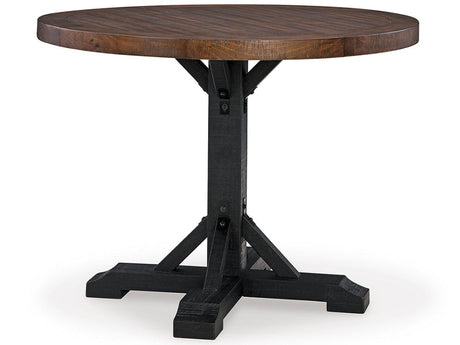 Valebeck Counter Height Dining Table and 4 Barstools with Storage in Multi by Ashley at Eve Furniture