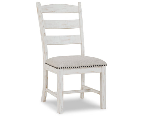 Valebeck Dining Table and 8 Chairs with Storage in White/Brown by Ashley at Eve Furniture