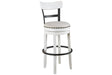 Valebeck White Bar Height Barstool by Ashley at Eve Furniture