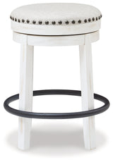 Valebeck White & Brown Counter Height Set by Ashley at Eve Furniture