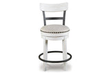 Valebeck White Counter Height Barstool by Ashley at Eve Furniture