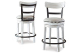 Valebeck White Counter Height Dining Table and 2 Barstools by Ashley at Eve Furniture