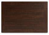 Valebeck White/Brown Counter Height Dining Table and 6 Chairs by Ashley at Eve Furniture