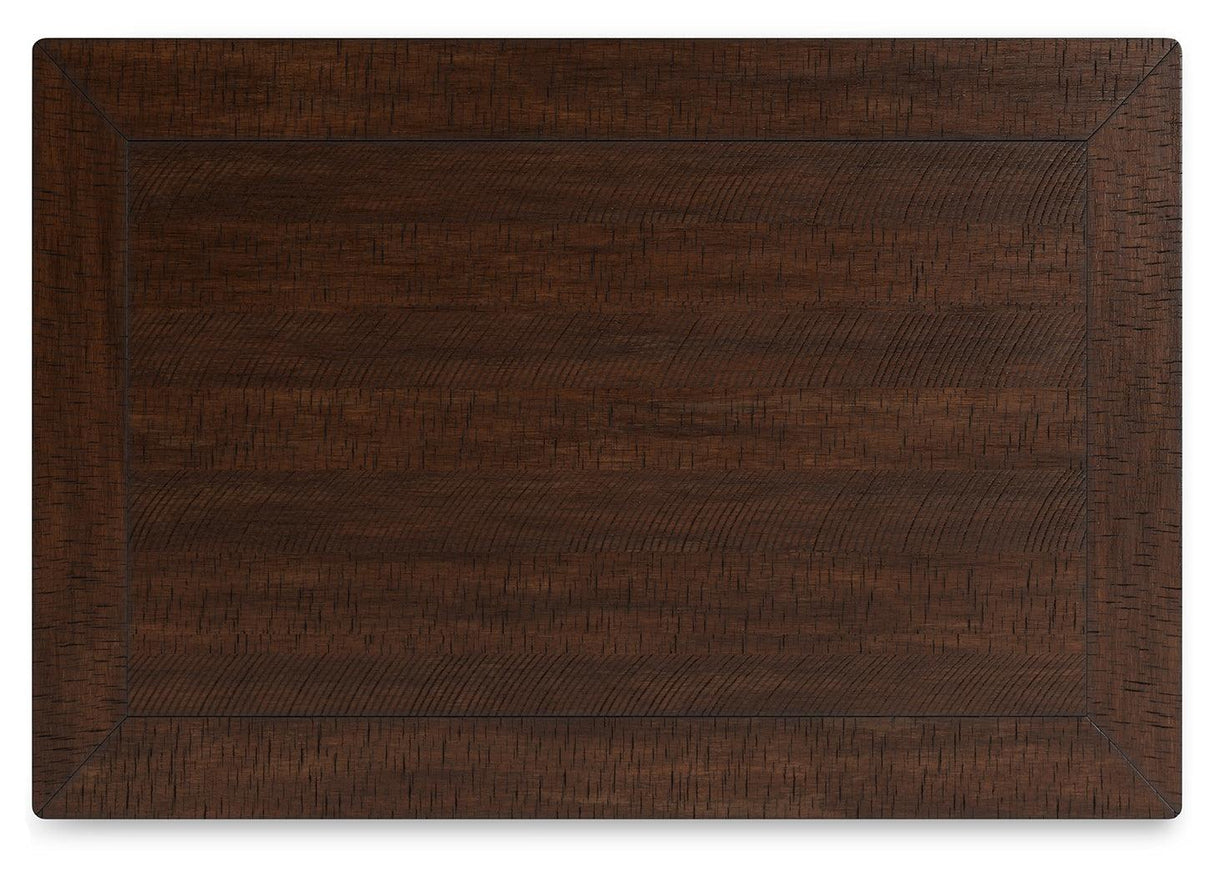 Valebeck White/Brown Counter Height Dining Table by Ashley at Eve Furniture