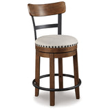 Valebeck White & Brown Counter Height Set by Ashley at Eve Furniture