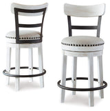 Valebeck White & Brown Counter Height Set by Ashley at Eve Furniture