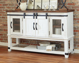 Valebeck White/Brown Dining Server by Ashley at Eve Furniture