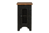 Valebeck Black/Brown Chairside End Table by Ashley at Eve Furniture