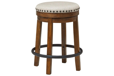 Valebeck Brown/Black Counter Height Stool by Ashley at Eve Furniture