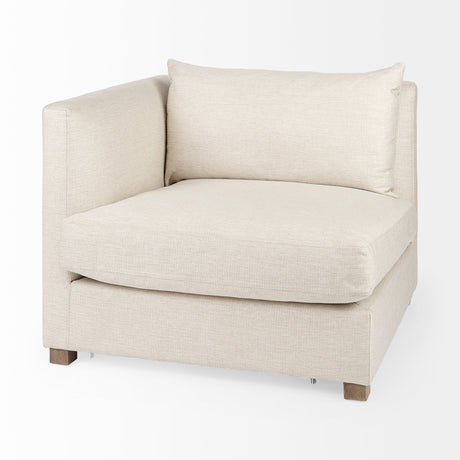 Valence 2 Piece Beige Modular Loveseat by Mercana at Eve Furniture