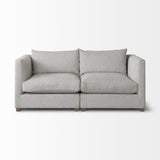 Valence 2 Piece Light Gray Modular Sofa Set by Mercana at Eve Furniture