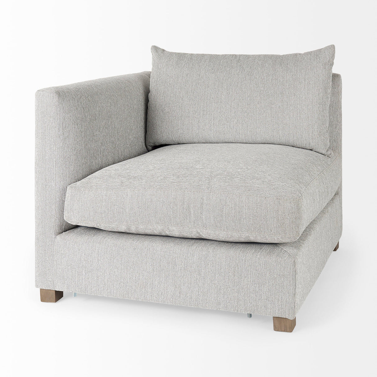 Valence 2 Piece Light Gray Modular Sofa Set by Mercana at Eve Furniture