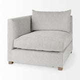 Valence 2 Piece Light Gray Modular Sofa Set by Mercana at Eve Furniture