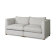 Valence 2 Piece Light Gray Modular Sofa Set by Mercana at Eve Furniture