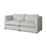 Valence 2 Piece Light Gray Modular Sofa Set by Mercana at Eve Furniture