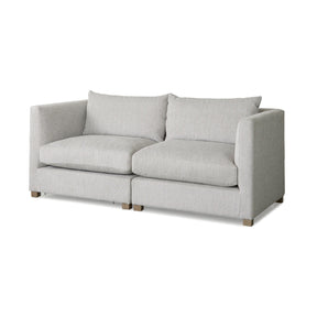 Valence 2 Piece Light Gray Modular Sofa Set by Mercana at Eve Furniture