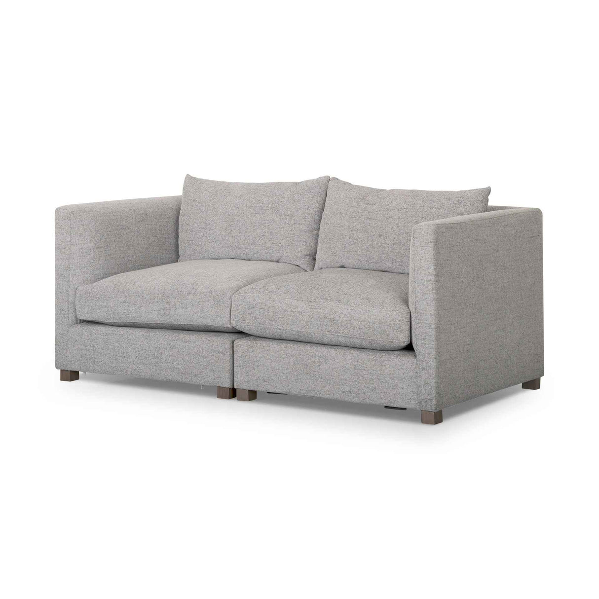 Valence 2 Piece Medium Gray Modular Sofa Set by Mercana at Eve Furniture