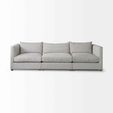 Valence 3 Piece Light Gray Modular Sofa Set by Mercana at Eve Furniture