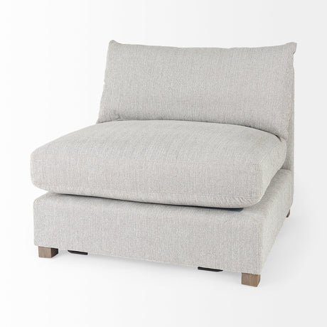 Valence 3 Piece Light Gray Modular Sofa Set by Mercana at Eve Furniture