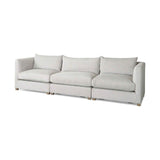 Valence 3 Piece Light Gray Modular Sofa Set by Mercana at Eve Furniture